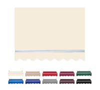Retractable Sun Shade Fabric Replacement for Balcony, Patio, Garden - Beige, 600x400cm, Fits 200-700cm Awnings, Durable Outdoor Canopy Material