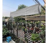 Retractable Sun Shade Sail, Outdoor Canopy Pergola Cover with Mounting Kit, UV Shield 95% Sun Protection for Patio, Porch, and Garden