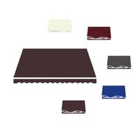 Retractable Sun Shelter Canvas for Deck Yard & Balcony Replacement Fabric for 11.5'×10' 12'×10' 10'×8' & Doors (Coffee 400x300cm13x10ft)