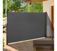 Retractable Sun Side Awning Screen Fence Patio Garden Wall Balcony Screening Panel Outdoor Blind Privacy Divider 3x1.8M