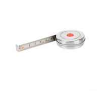 Retractable Tape Measure 1m/2m/, Stainless Steel Measuring Ruler for Sewing Tailoring Crafting, for Easy Read Markings, Compact Body Measurement Tool(2 Meter)