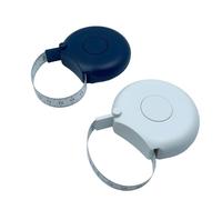 Retractable Tape Measure 2-Pack, Auto-Lock Soft Tape Measure with Push-Button Retraction, Dual-Sided CM/Inch Scale, Portable Round Design for Body Measuring, Sewing, Waist - Black & White