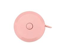 Retractable Tape Measure for Sewing Portable Tape Measure Cute Small Ruler Three Circumference Mini Leather Clothes Waist(Pink)