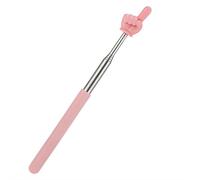 Retractable Teacher Pointer for Classroom Kids Reading, Extendable Pointing Stick, Point Reading Pen, Collapsible Finger Pointing Stick, Long Telescoping Hand Pointer, for Kids Reading (Pink)