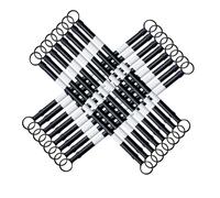 Retractable Telescoping Traffic Cone Bar, Lightweight Safety Barrier with Reflective Tape for Crowd Control, Includes 16 Pieces for Effective Visibility and Safety