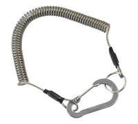 Retractable Tool Lanyard - Heavy Duty Fishing Rope, Non-Drip Safety Cord, 59.06 x 1.18 x 0.39 Inch Flexible Stretch Wire | Tie Down Attachment for Kayak Paddles Mouthpiece TILES EQ