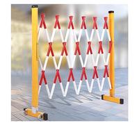 Retractable Traffic Barricade - 1.2m High Expandable Folding Fence for Outdoor Driveway & Garage Construction Portable Scissor Gate Red Color Size: 1.2x6m