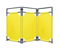 Retractable Traffic Barrier, Foldable PVC Frame for Driveway, Industrial Garage, and Elevator Safety - Durable, Portable, Easy to Use