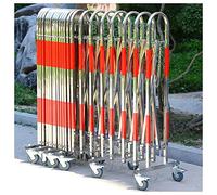 Retractable Traffic Barrier - Portable Folding Gate for Safe Traffic Control & Crowd Management - Easy Setup, Durable, and Ideal for Events & Security Solutions