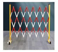 Retractable Traffic BarrierMetal Crowd Control Fence on Whee Flexible RedWhite Barrier for Event Management 1.2 x 5m Ideal for Venues Concerts and Crowd Safety