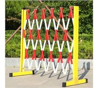 Retractable Traffic Barriers - 1.2m Expandable Driveway Guards with Casters for Crowd Control at Playgrounds, Parks & Hotels - Durable & Portable Safety Solutions