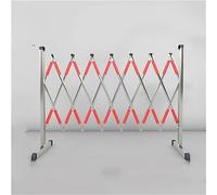 Retractable Traffic Barriers, Portable Aluminium Security Fences, 2m Metal Crowd Control Barriers for Public Events, Durable and Lightweight Traffic Bcade Supports