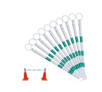 Retractable Traffic Cone Bar Length From 4 To 6.6 Ft Expandable Safety Cone Bars Lightweight Traffic Barricade For Parking Lots