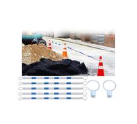 Retractable Traffic Cone Bars - 4.2 to 6.56ft Expandable Safe Bers for Parking Lots, Portable Temporary Bcades, 10-Pack Traffic Control Soluts