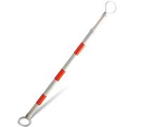 Retractable Traffic Cone Bars Adjustable Barrie, Retractable Traffic Cone Bar White And Red 3.2-6.5ft Pack Of 5-20 pcs(Style 1,10pcs)