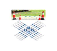 Retractable Traffic Cone Bars, Traffic Cone Bar For Roadwork And Event Crowd Control 4.1-6.56 ft Multicolor(B/15pcs)