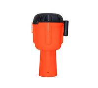Retractable Traffic Cone Topper Tape - 9 Meter | Cone Belt Barrier Red color | Cone Mountable Emergency Warning Belt | High Visibility Retractable Belt Stanchion (1 Pc)