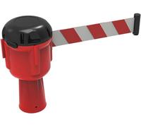 Retractable Traffic Cone Topper TapeTeles Isolat Belt for Effective Traffic Control & SafetyRed 10m Length Ideal for Pedestrian Guidance and Event Management