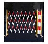 Retractable Traffic Fence,Folding Mobile Safety,Temporary Pedestrian For Events Schools Businesses Road Works(300x120cm)