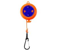 Tabanzhe Orange Retractable Travel Clothesline,10m Portable Travel Clothesline,Anti-Winding Line Clothes Airer Hanger For Travel Holiday Outdoor Indoor