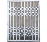 Retractable ty Grille Push Pull Folding Door Lock Anti Burglar Protection for Home & Business Durable Easy Install Space Saving Design