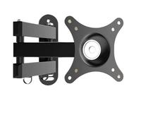 Retractable Universal TV Mounts Wall Mount Bracket Load Up To 15KG For 14 To 37 Inches LCD Monitor Stand Expansion(Black 14-24inch)