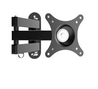 Retractable Universal TV Mounts Wall Mount Bracket Load Up To 15KG For 14 To 37 Inches LCD Monitor TV Stand Expansion Bracket(Black 14-24inch)