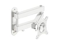 Retractable Universal TV Mounts Wall Mount Bracket Load Up To 15KG For 14 To 37 Inches LCD Monitor TV Stand Expansion Bracket(White 14-24inch)