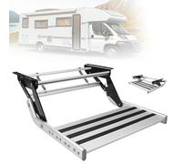 Retractable van Step with Integrated LED Lighting NonSlip Design 440 lbs Capaci Safe Night Use Perfect for RVs and Campers