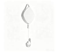 Retractable VR Cable Manager Ceiling Mount Pulley System for Valve Index for htc Vive - Noise Reduction Cord Holder with Auto Rebound - Free Setup White(White (1 pc))
