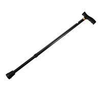 Retractable Walking Stick for Elderly with Anti Slip Grip and Light | Aluminum Alloy Build, Ergonomic Handle, Night Visibility Aid, for Paved Paths, Grass, Hiking