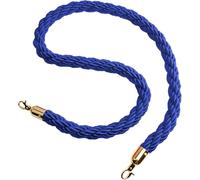 Retractable Wall Belt Ber, Stanchion Rope Crowd Control Bers Safety Rope Rope Safety Bers Blue, Crowd Control Rope with Hooks, Stanchion Twisted Hemp Braided, Movie Theaters/Grand Opening