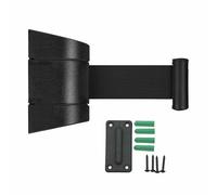 Retractable Wall Mount Caution Belt, Safety Barrier Rope for Crowd Control, Queue Line Dividers for Public Spaces
