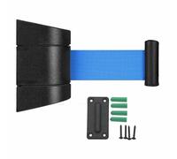 Retractable Wall Mount Caution Belt, Safety Barrier Rope for Crowd Control, Queue Line Dividers for Public Spaces