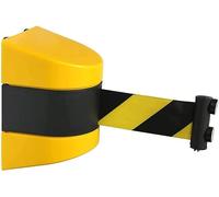 Retractable Wall Mounted Belt Ber with Magnetic Wall Mount and Automatic Locking for Effective Crowd Management