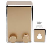 Retractable Wall Mounted Clothesline, Stainless Steel, Gold, 4.2m, Indoor Outdoor Use