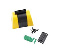 Retractable Wall-Mounted Safety Barrier - 2 to 5m Length, Black & Yellow Caution Tape, Perfect for Restricted Access Areas, Easy Installation Safety Tape