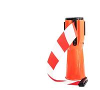 Retractable Warning Tape for Vehicles MultiColor Safety Barrier 210m (Red 9.8FT) Ideal for Traffic Control Construction Sites and Emergency Use