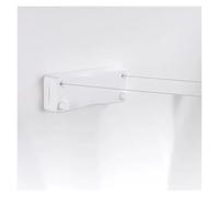 Retractable Washing Line Retractable Clothesline Bathroom Accessories Drying Cloth Rack Double Line Stretch Tendedero Varal Retratil(White)