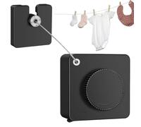 Retractable Washing Line, Stainless Steel Wire, Retractable Laundry Silo for Indoor and Outdoor Use, for Shower Room, College Dorm, Camping, Travel, Bathroom, T-Shirt, Towel, Sweater, Socks, Jeans