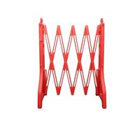 Retractable Water-Filled Safety Barrier - Plastic Crowd Control Barriers for Streets Red - Portable and Traffic Safety Solutions