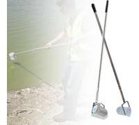 Retractable Water Quality Sampler 1000ml Stainless Steel Beaker & Portable Collection Cup Environmental Sampling Pole 1.43-6m for Water Testing & Analysis