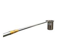 Retractable water sampler, 304 Stainless Steel Pendulum Beaker Sampler Ladle 500ml Water Sampling Pole Sampler Rod Swimming Pool Cleaning Kit Pool Skimmer(5.0m)