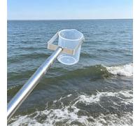 Retractable Water Sampling Pole for Rivers/Lakes - Portable Liquid Dipper with Adjustable Rod, Flexible 1000ml Scale Cup Sampler Ladle (0.61-1.5m / 2.0-4.9ft)