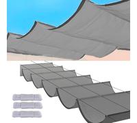 Retractable Waterproof Patio Awning - Sun Protection Canopy, Durable Pergola Roof Shade for Deck & Garden Use