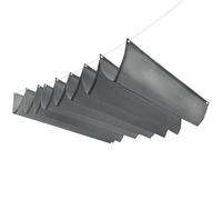 Retractable Wave e Sail - Adjustable Waterproof Sune ning for Patio Garden Balcony & Beach Tear-Resistant Anti-UV Canvas Outdoor Sun Protect