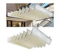 Retractable Wave e Sail - Sun Protect ning for Outdoor Patio & s House Custom Size Includes Mounting Kit 1x Weather-Resistant Cover