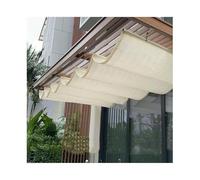 Retractable Wave Shade Sail, U Shape Replacement Awning for Sun Protection, Perfect for Terrace Deck Patio Outdoor Spaces