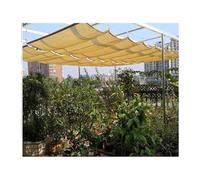 Retractable Wave Shade Sail WeatherResistant Sun Shade UV Protection Canopy for Outdoor Use Versatile Design for Enhanced Patio Experience (W:1.7m/5.57ft * L:4m/13.1ft)