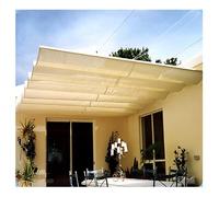 Retractable Wave Sun Shade, Adjustable Canopy Awning, U-Shape Shade Cover for Outdoor Patio, Garden, Winter Garden (W2.8*L18m/W9.19*L59.05ft)